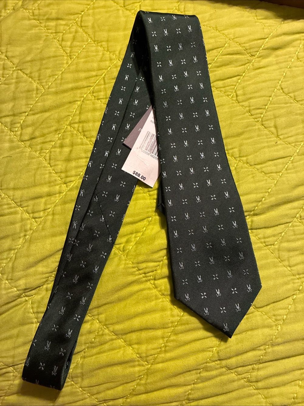 Psycho bunny mens all over print tie